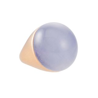 Roberto Coin Chalcedony 18k Rose Gold Ring
