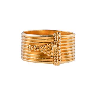 Lalaounis Greece 18k Gold Band Ring