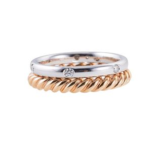 Pomellato 18k Gold Diamond Band Ring
