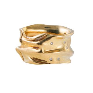 Ippolita 18k Gold Diamond Band Ring
