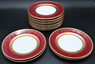Set of 16 Rosenthal "Bavaria" Porcelain Dinner Plates