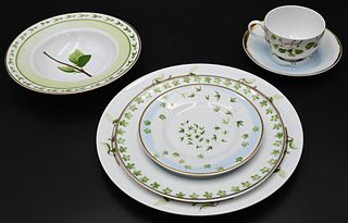 162 Piece French Raynaud Limoges Porcelain Table Service