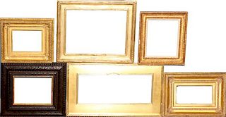 GILT SMALL PICTURE FRAMES 6