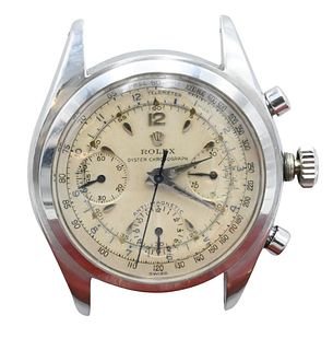 Rolex Oyster Chronograph Pre Daytona Stainless Steel Wristwatch