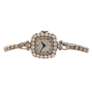 Ladies Hamilton Diamond, 14k White Gold Watch