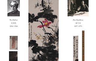Attributed to Pan Tianshou, Chinese Painting Ink and Color