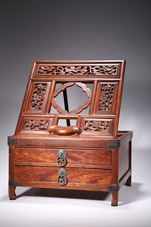 A Huanghuali Mirror Stand