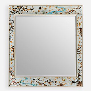  LaBarge Mirror with Eglomise Frame
