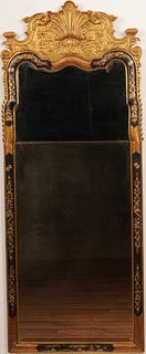Leone Cei Carved Painted Gilt Lacquer Mirror 