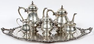 FRED HIRSCH & CO. STERLING SILVER TEA & COFFEE SET