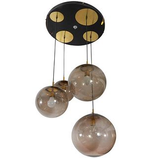 RAAK Modern 4-Light Globe Hanging Pendant Lamp