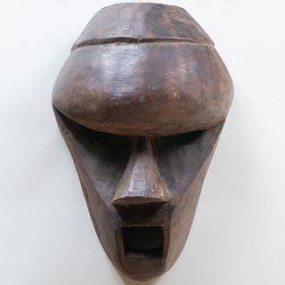 Salampasu Carved Wooden Mask, Democratic Republic of the Congo  