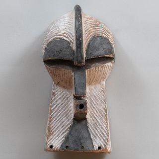 Songye Kifwebe Painted Wood Mask, Democratic Republic of Congo