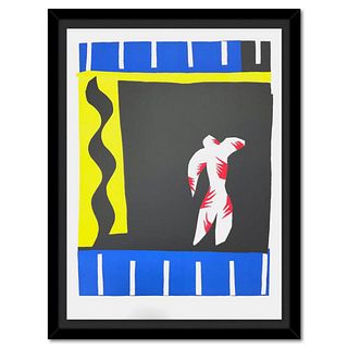 Henri Matisse 1869-1954 (After), "Le Clown (The Clown)" Framed Limited Edition Lithograph with Certificate of Authenticity.