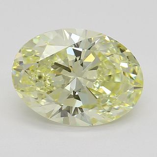 1.54 ct, Natural Fancy Yellow Even Color, IF, Oval cut Diamond (GIA Graded), Appraised Value: $29,200 