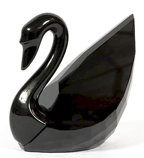 SWAROVSKI JET SWAN FROM THE SOULMATES COLLECTION 2011