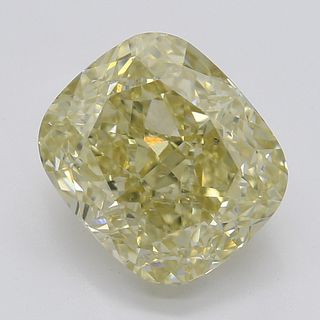 3.01 ct, Natural Fancy Brownish Yellow Even Color, SI1, Cushion cut Diamond (GIA Graded), Appraised Value: $22,500 