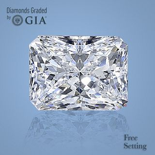 4.01 ct, H/VVS2, Radiant cut GIA Graded Diamond. Appraised Value: $252,600 