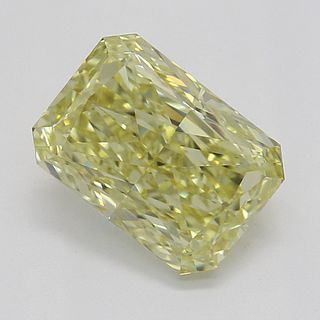 1.07 ct, Natural Fancy Yellow Even Color, IF, Radiant cut Diamond (GIA Graded), Appraised Value: $21,300 