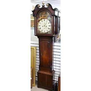 Antique Continental Grandfather Clock