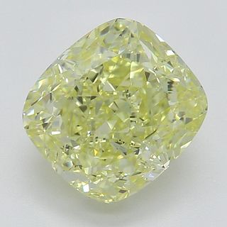 1.71 ct, Natural Fancy Yellow Even Color, SI1, Cushion cut Diamond (GIA Graded), Appraised Value: $20,500 