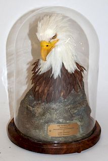 Jim Day "The Sacred One" American Bald Eagle sculpture