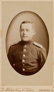 ATELIER J. MOLITOR (19th), Young man in uniform. CdV., CDV