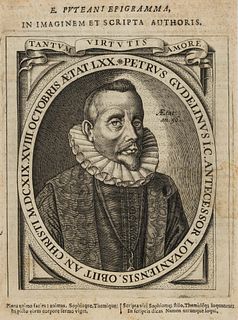 Unknown (17th), Petrus Gudelinus (1550-1619), lawyer, Copper engraving