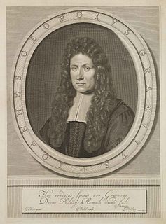 G. VALCK (*1651) after HOET (*1648), Johann Georg Graevius,  1699, Copper engraving