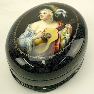 Russian "Erotica" Lacquered Box