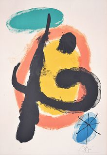 Joan Miro EXPOSITION PEINTURES MURALES Lithograph