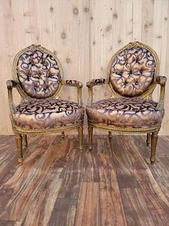 ANTIQUE FRENCH ARMCHAIRS