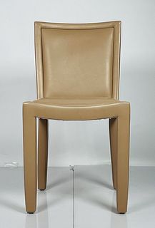 Post Modern Chair Embossed in Leather