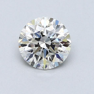 GIA - Certified 0.46 CT Round Cut Loose Diamond H Color VVS1 Clarity