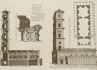 Unknown (17th), Temple of Solomon,  1593, Etching