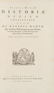 Unknown (17th), Title page, Historiae Danicae,  1638, Print product