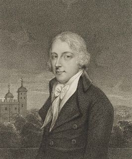 P. TOMKINS (*1759) after WHITE (19th), John Augustus Bonney, Attorney at Law,  1790, Crayon manner