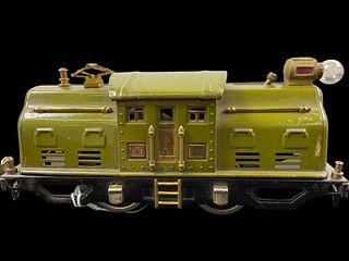 Lionel Prewar O Gauge 252 0-4-0 Electric Locomotive (1926-32) Olive Green
