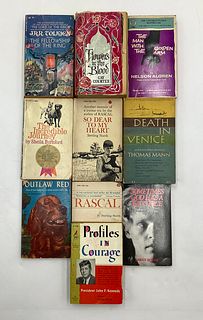 10 Books including: J.R.R. Tolkien -THE FELLOWSHIP OF THE RING-, Outlaw Red & more