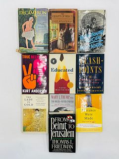 Set of 10 books including: Too Much and Never Enough by Mary L. Trump, The Decameron & More