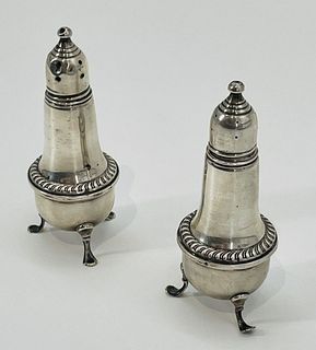 Vintage Set of Silver Plated Salt & Pepper Shakers