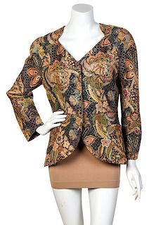 A Christian Lacroix Multicolor Tapestry Jacket, No Size.