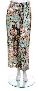 * A Pair of Jean Paul Gaultier Printed Pants, Size 10