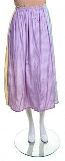A Koos Van Den Akker Multicolor Silk Skirt, Size M.
