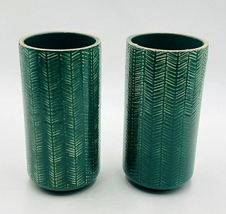 Pair of Ceramic Vases made in Portugal