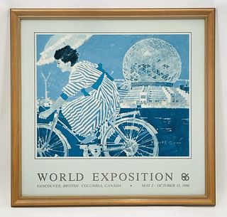 1986 World Exposition Poster by Robert Glenn.