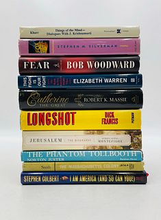 10 Books, FEAR by Bob Woodward, Elizabeth Warren, Catherine the Great,