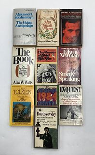 10 Books, Chief Red Fox, George Orwell, J.R.R. Tolkien, Alan Watts, Edwin Newman, Edward J Epstein