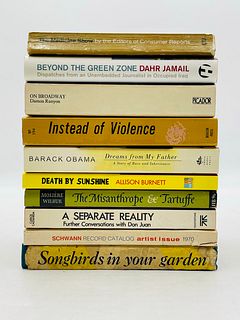 10 Books including: Dreams from my Father by Barack Obama and More