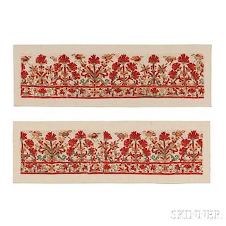 Pair of Greek Island Embroideries
